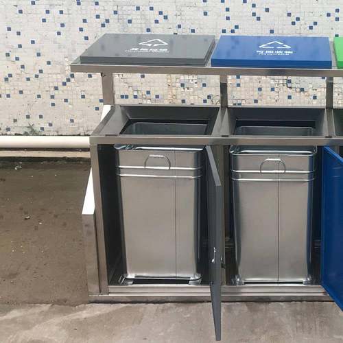 户外垃圾桶不锈钢分类垃圾箱可定做三四分类垃圾桶厂家直销 - 图2