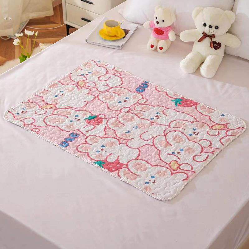 可洗小褥子纯棉婴儿宝宝婴儿床上睡觉铺的垫被床垫子四季睡垫儿童 - 图1
