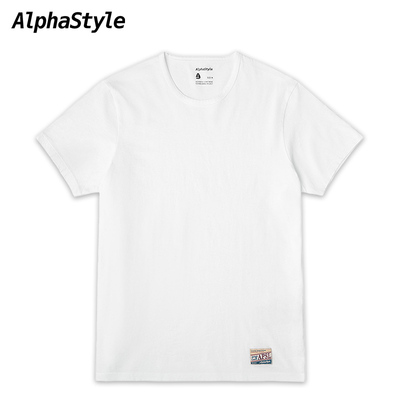 ALPHASTYLE纯棉透气短袖T恤