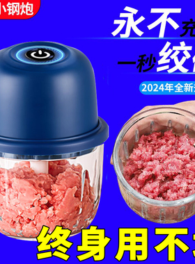 家用多功能电动蒜泥绞肉切菜机