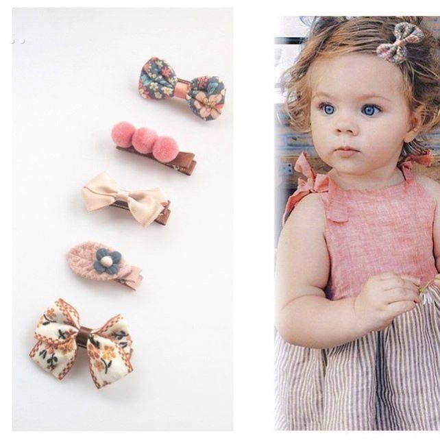 小月龄胎毛夹婴儿发夹小月龄掐子发卡碎发别刘海的小卡子头饰可爱 - 图1