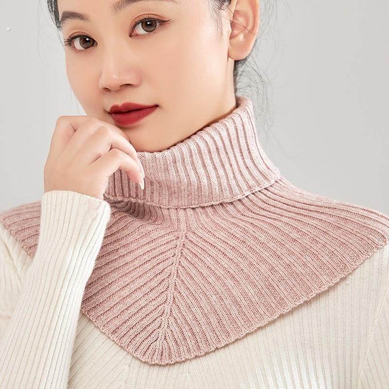 羊绒高领脖套女冬季护颈椎保暖假领子围脖配毛衣套头披肩围巾防寒,淘宝优惠券,粉丝福利购,淘宝优惠卷