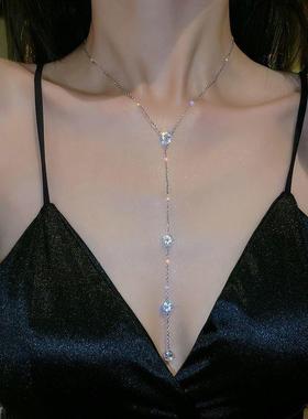 后背项链身体链全身后背装饰链腿链腰链胸链饰品多层流苏项链长款