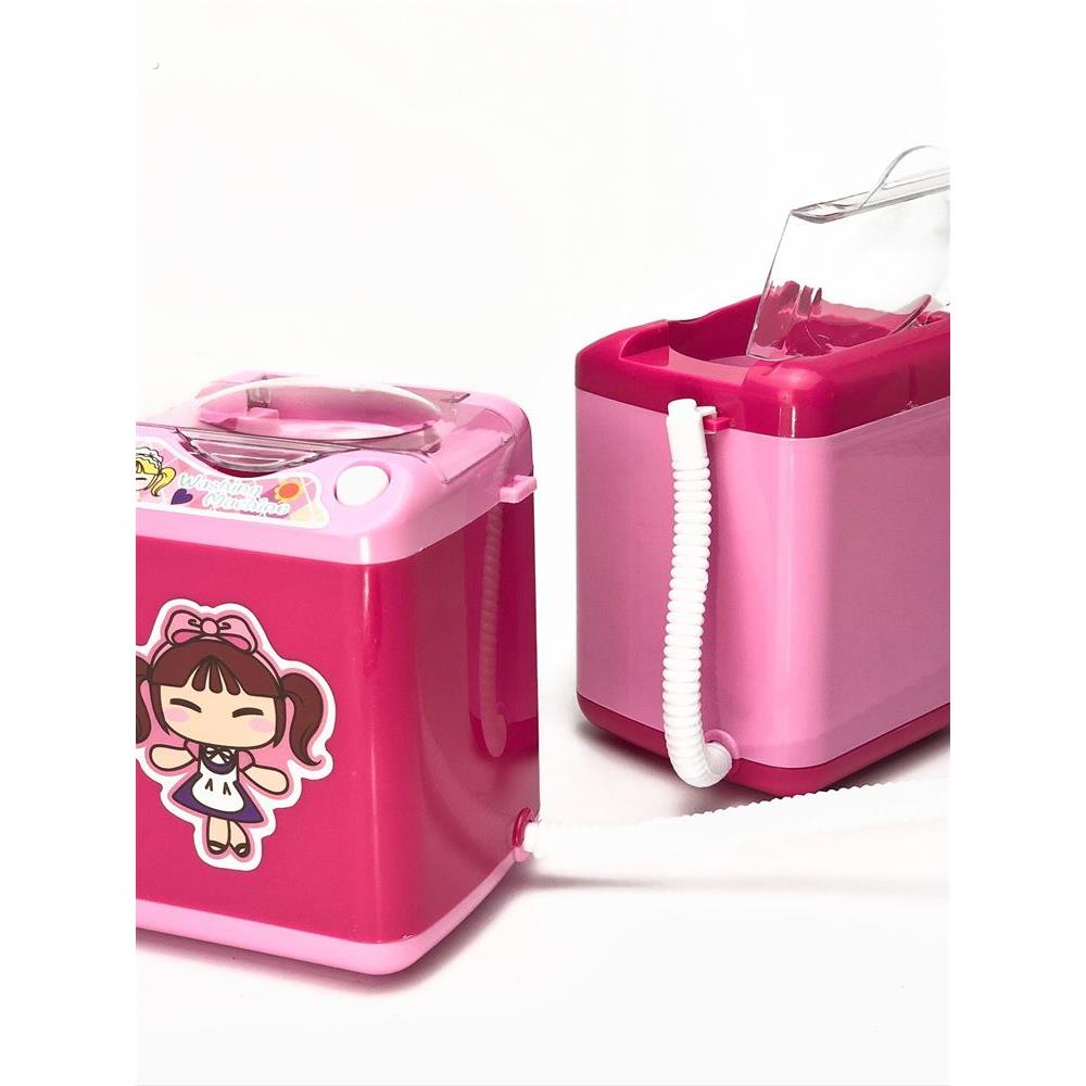 迷你洗衣机洗袜子的小神器儿童真小型全自动洗衣机过家家玩具 - 图3