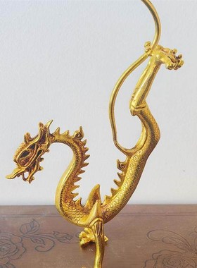 陕博唐赤金走龙鎏金铜龙复刻桌面家居摆件商务会议礼品客厅装饰