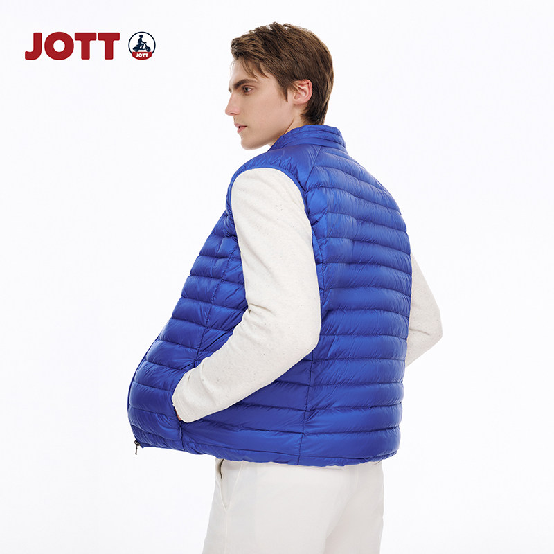 JOTT男士轻薄保暖羽绒马甲休闲百搭叠穿立领舒适马夹背心内胆外套,淘宝优惠券,粉丝福利购,淘宝优惠卷