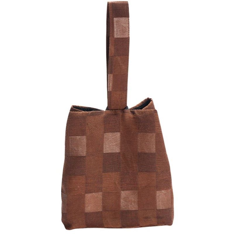 全手工香云纱编织格纹布袋中式保温杯袋茶壶袋旅行茶具茶布袋,淘宝优惠券,粉丝福利购,淘宝优惠卷