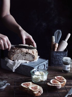 复古做旧铁艺把手方盒  静物拍照摄影道具【二店道具铺】