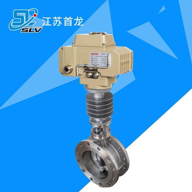 Electric butterfly valve, stainless steel hard seal butterfly valve with heat sink, electric flange butterfly valve