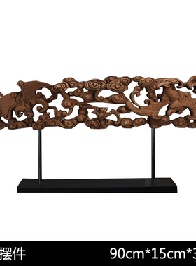 新中式狮子摆件禅意书桌家居客厅书房办公桌房间玄关酒柜软装饰品