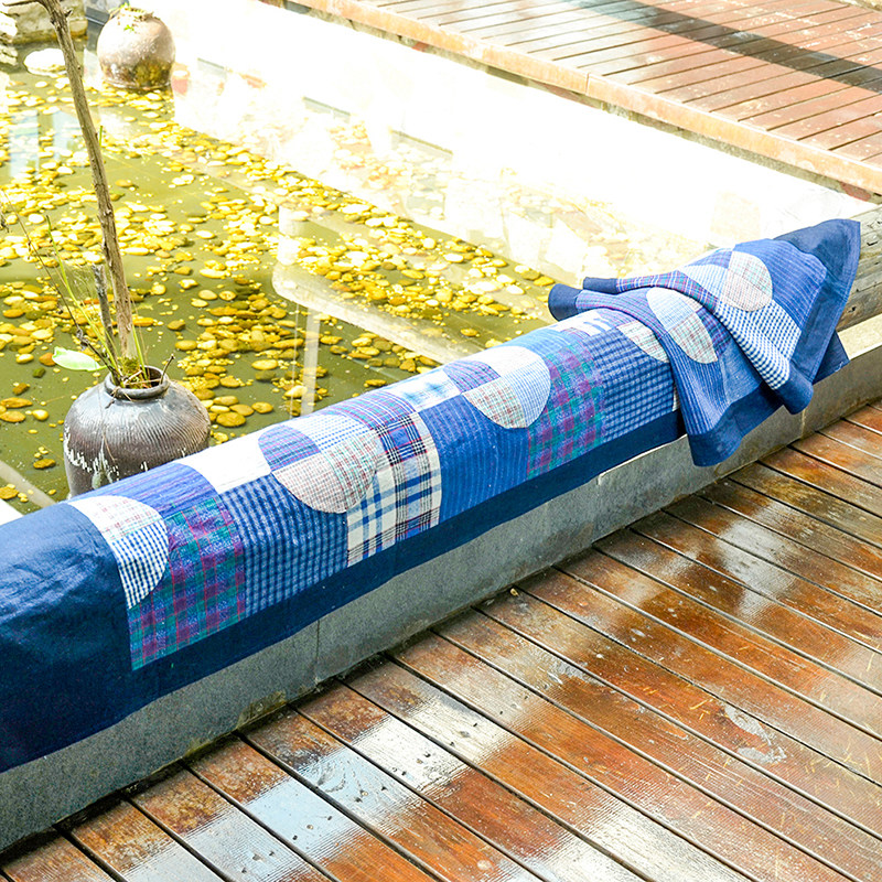 丹凤布艺:中式家居软饰上海手织布方圆土布拼布桌旗粗布床旗柜旗,淘宝优惠券,粉丝福利购,淘宝优惠卷