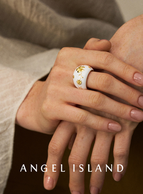 「花园」滴釉浮雕戒指女 ANGEL ISLAND天使岛 轻奢设计感饰品