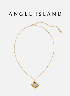 ANGELISLAND天使岛流光菱形项链
