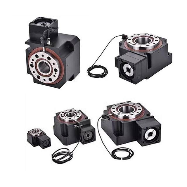 Precision sea wave tooth rotating table 60 120 165 240 reducer servo motor stepping indexing disc rotating table