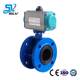 Manufacturer custom 641-16 flange pneumatic butterfly valve soft seal cast iron cutting valve Pneumatic flange butterfly valve