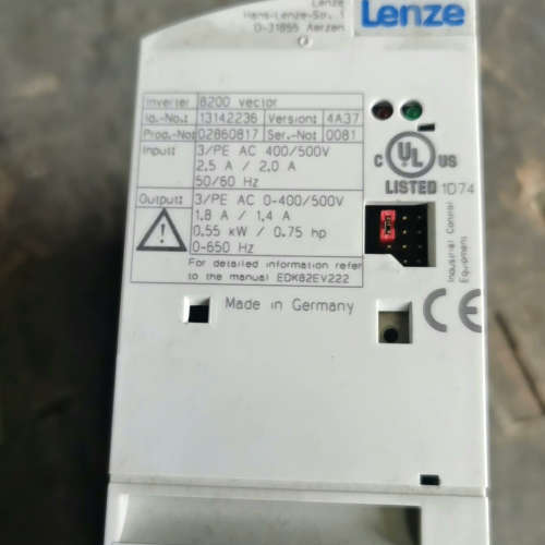 伦茨8200系列变频器E82EV551-4C 0.55K议价 - 图0