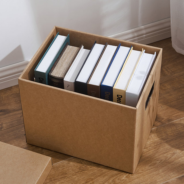 Kraft paper thickened paper storage box snack storage box