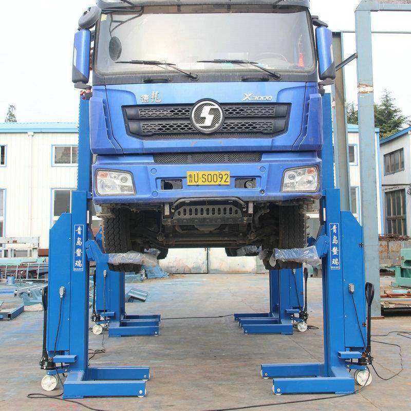 QJY0-4C有线四立柱移动液压举升机重卡车汽车公交车巴士升降机,淘宝优惠券,粉丝福利购,淘宝优惠卷