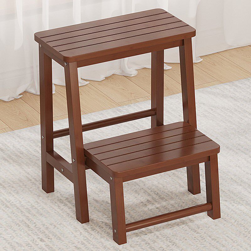 可折叠梯凳家用多功能登高非实木两用小凳子板凳楠竹加厚室内梯子 - 图0