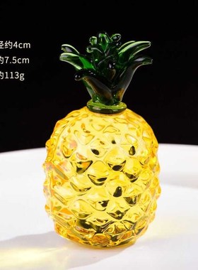 水晶菠萝杨桃葡萄柿子石榴菠萝 客厅卧室书房茶几室装饰