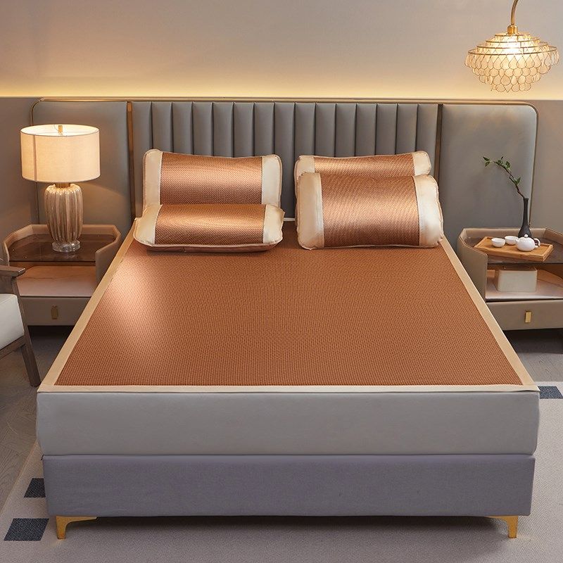 夏季天然藤席家用可折叠冰丝凉席生宿舍单人空调草席子,淘宝优惠券,粉丝福利购,淘宝优惠卷