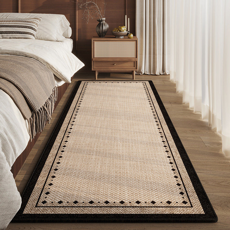 法式复古卧室床边毯中古风衣帽间高级地垫主卧床尾毯长条房间地毯,淘宝优惠券,粉丝福利购,淘宝优惠卷