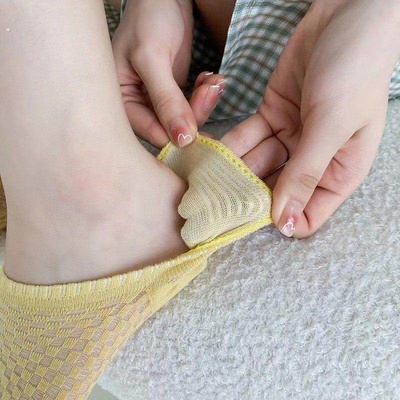 051160D 夏季薄款网眼透气防滑不易掉跟浅口隐形船袜短袜子识体店,淘宝优惠券,粉丝福利购,淘宝优惠卷