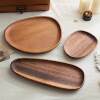 Lovely Days Japanese Irregular Walnut Storage Tray Desktop Jewelry Storage Tray Ring Jewelry Storage Tray
