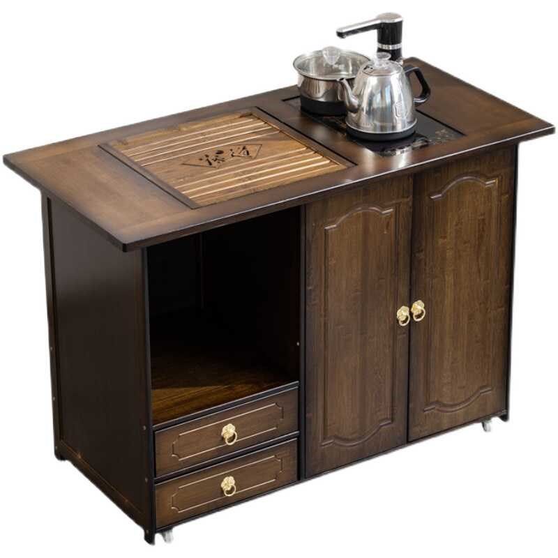 移动茶台家用小茶车客厅茶桌室茶柜茶具套装烧水壶一体茶边几,淘宝优惠券,粉丝福利购,淘宝优惠卷