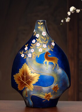 特色家居装饰工艺品客厅玄关博古架电视柜书柜创意陶瓷办公室摆件