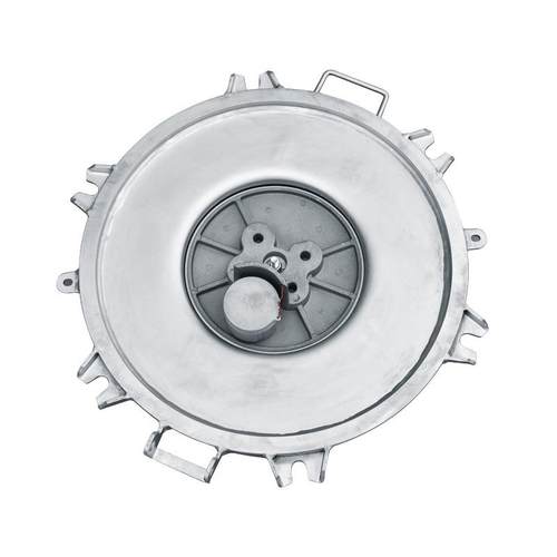 湖北不锈钢6爪防爆人孔盖罐车快开防爆人孔盖带法兰款 - 图3