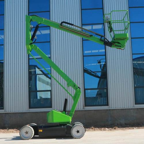 曲臂式高空作业车12米电动伸缩臂大作业半径升降机登高车厂家 - 图1