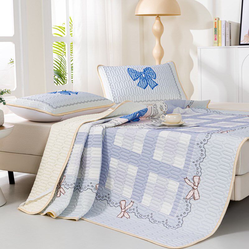 泰国天然乳胶凉席三件套夏季冰丝席子可水洗床垫橡胶床笠床单厚6m,淘宝优惠券,粉丝福利购,淘宝优惠卷