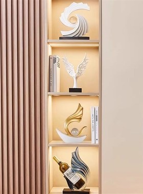 创意风生水起斜放红酒架高档酒柜客厅示架装饰品