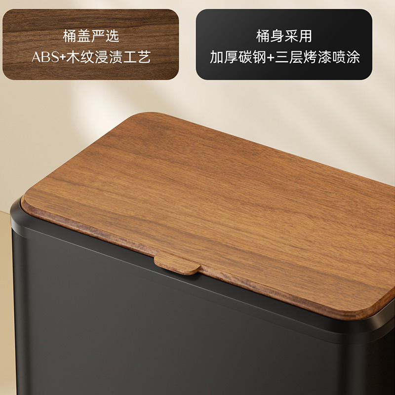 VEELAR壁挂卫生间垃圾桶厨房挂墙悬空家用厕所悬挂式极简2025新款 - 图0