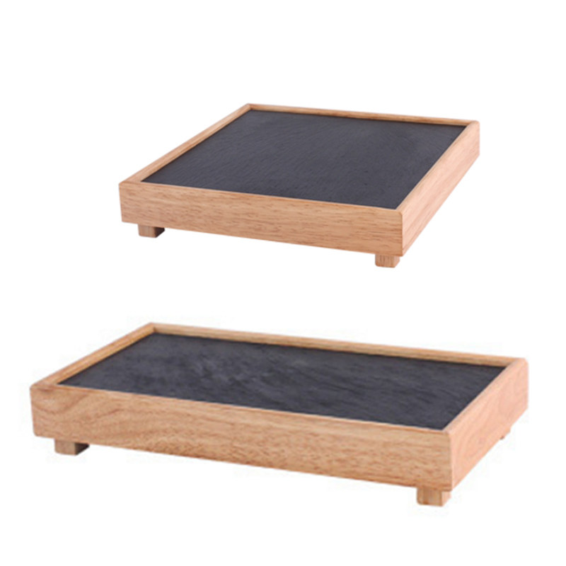 酒店牛排盘木质平盘商用餐厅牛扒盘子天然黑色岩石板创意西餐餐盘,淘宝优惠券,粉丝福利购,淘宝优惠卷