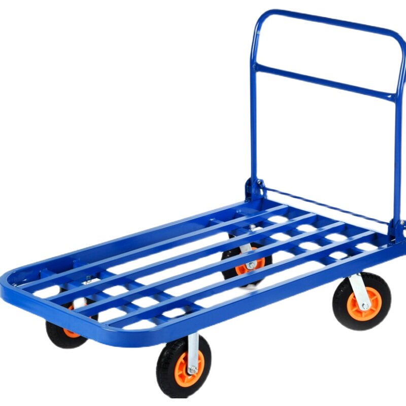 平板车手拉车折叠手推车搬运车四轮推车拉货车拖车静音便携小推车,淘宝优惠券,粉丝福利购,淘宝优惠卷