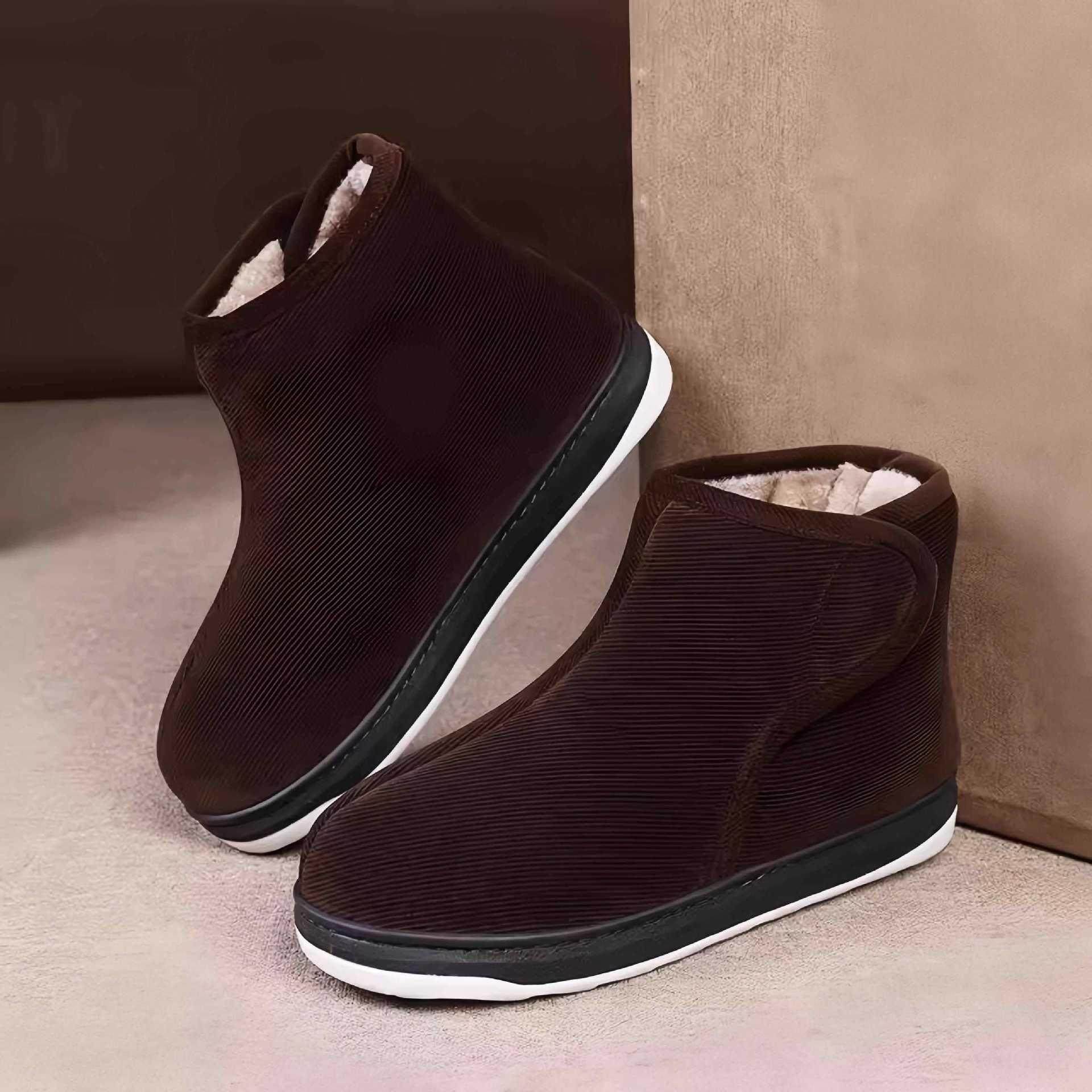 中老年人保暖棉拖鞋高包跟男女款厚底可外穿防滑爸爸妈妈居家棉鞋,淘宝优惠券,粉丝福利购,淘宝优惠卷