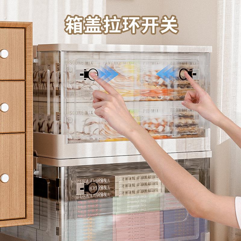 压克力宠物箱仓鼠笼子透明透气超大别墅可折叠可携式外带豪华收纳 - 图1