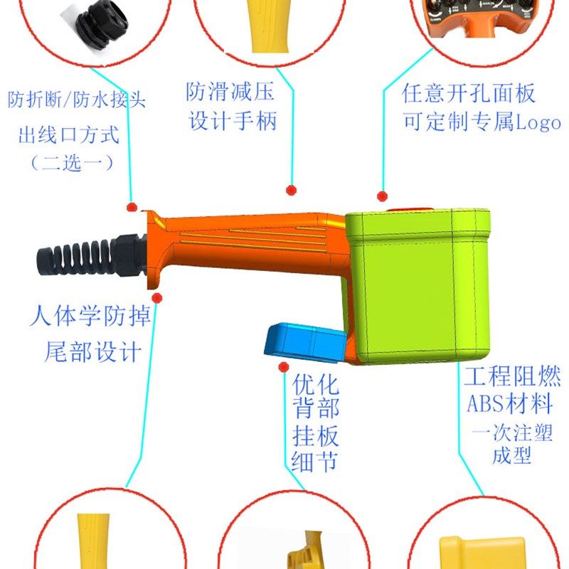 制药设备开关盒手持开关灌装机启动停止开关包装机车标贴机控制盒,淘宝优惠券,粉丝福利购,淘宝优惠卷