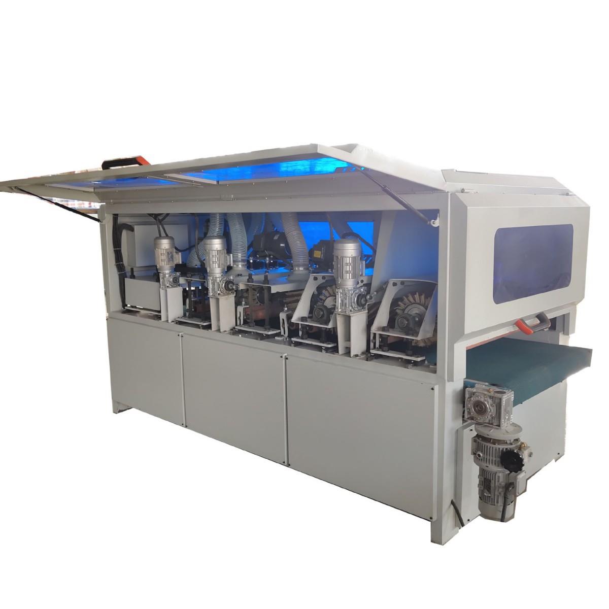 木工机械全自动打磨抛光机模压门木门家具抛光机异型砂光机 - 图3