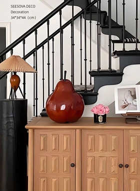 简约现代树脂大吉大梨摆件