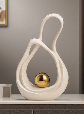轻奢简约陶瓷艺术摆件创意