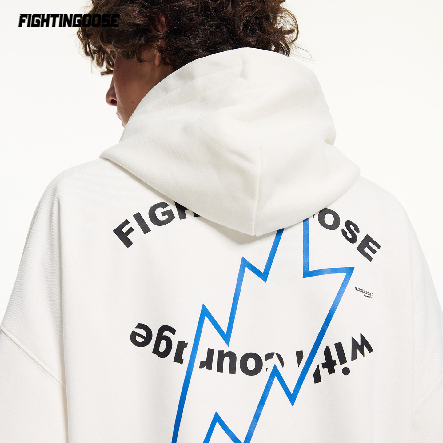 卫衣男款连帽国朝学院风3M反光闪电印花情侣上衣美式宽松重磅外套,淘宝优惠券,粉丝福利购,淘宝优惠卷