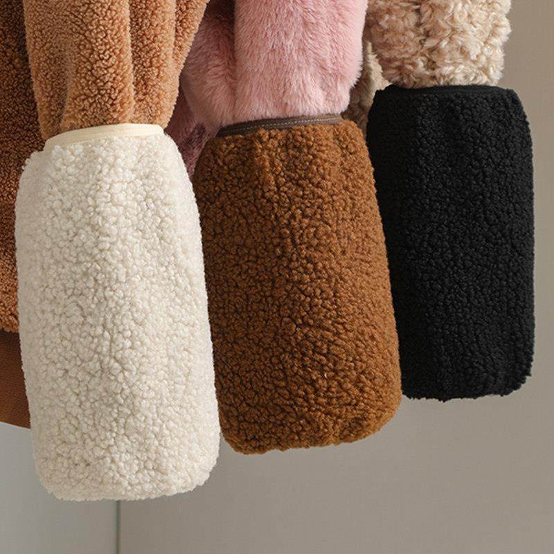 毛绒袖套女2026新款高颜值白色羽绒服防脏冬上班加肥护袖,淘宝优惠券,粉丝福利购,淘宝优惠卷