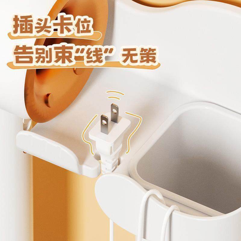 小猫吹风机置物架壁挂免打孔卫生间收纳懒人风筒挂支架电吹风架子,淘宝优惠券,粉丝福利购,淘宝优惠卷