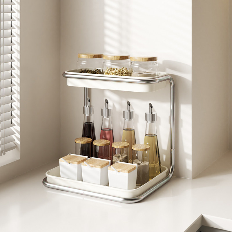 厨房调料置物架台面角落窄款多功能调味料用品油盐酱醋瓶收纳架,淘宝优惠券,粉丝福利购,淘宝优惠卷