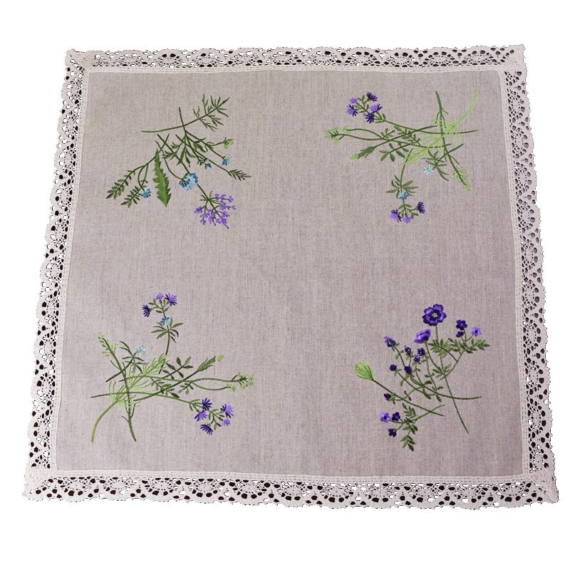 餐桌布台布布艺棉麻茶几巾欧式田园刺绣多功能盖巾桌旗餐垫杯垫,淘宝优惠券,粉丝福利购,淘宝优惠卷