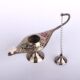 Pakistani Bronze Aladdin's Magic Lamp with colorful circles. Just rub it to make your every wish come true.