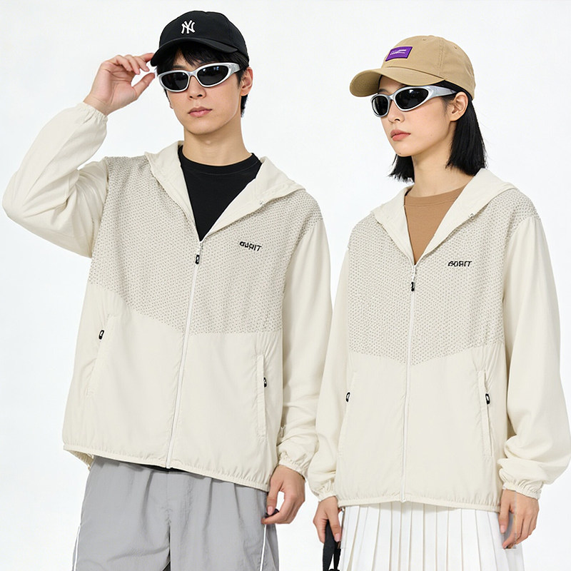 阿仕顿2026春夏情侣防晒衣轻薄速干连帽夹克